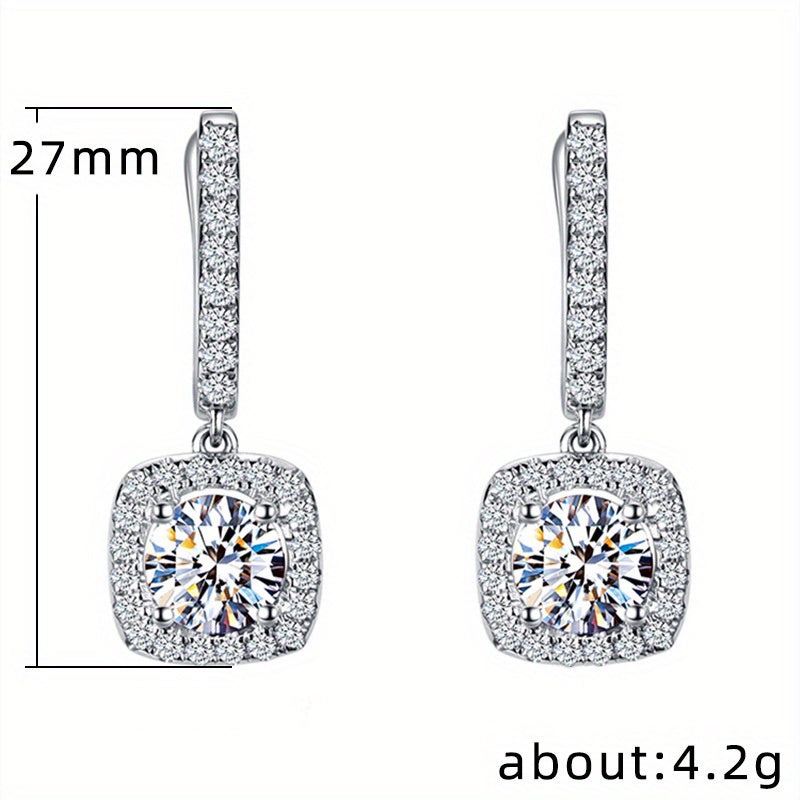 White Synthetic Zirconia Ear Cuff Rose Golden, Minimalist Geometric Ear Cuff, Luxury Versatile Hypoallergenic Ear Clip