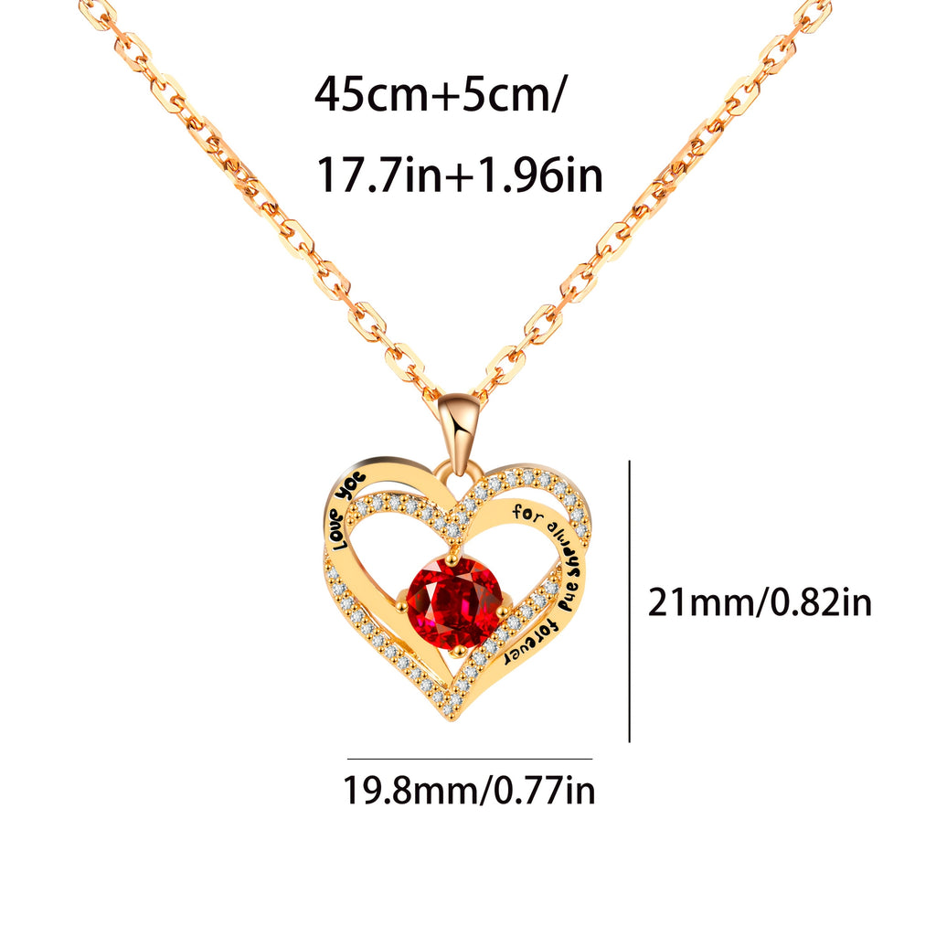 925 Sterling Silver Love Zirconia Women'S Necklace, Eternal Love And Sparkle, Is The Perfect Gift For Ladies, Wives, Girlfriends, Mothers, Daughters - Suitable For Birthdays, Anniversaries, Valentine'S Day, Weddings, Any Festival - Gift Box