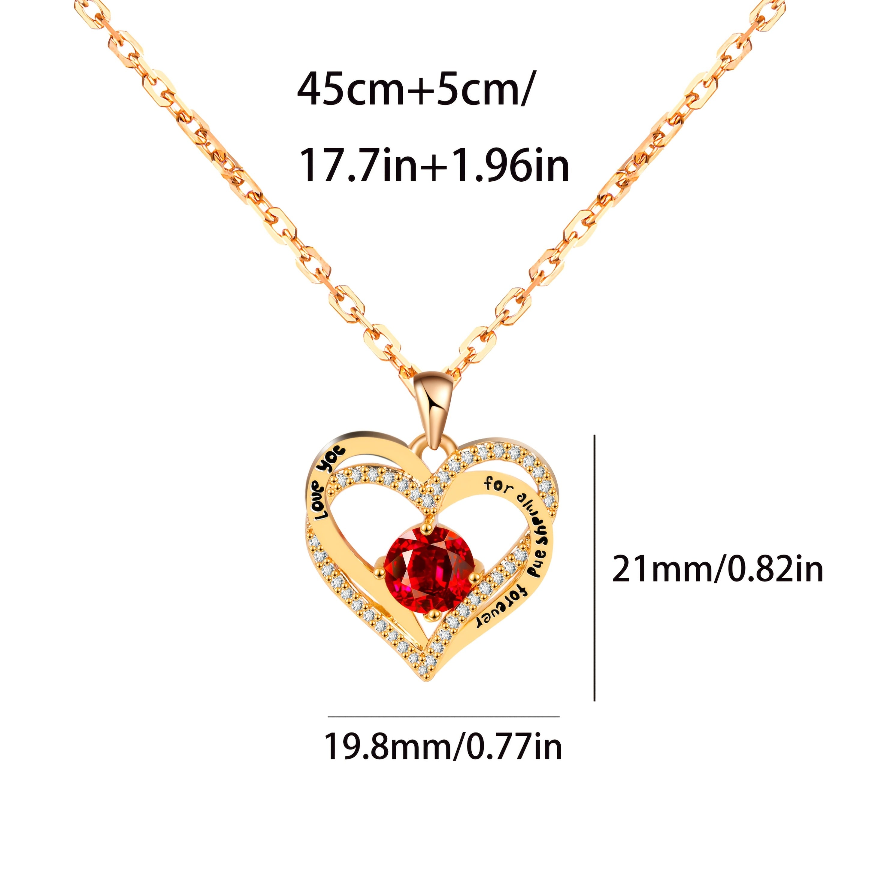 925 Sterling Silver Love Zirconia Women'S Necklace, Eternal Love And Sparkle, Is The Perfect Gift For Ladies, Wives, Girlfriends, Mothers, Daughters - Suitable For Birthdays, Anniversaries, Valentine'S Day, Weddings, Any Festival - Gift Box
