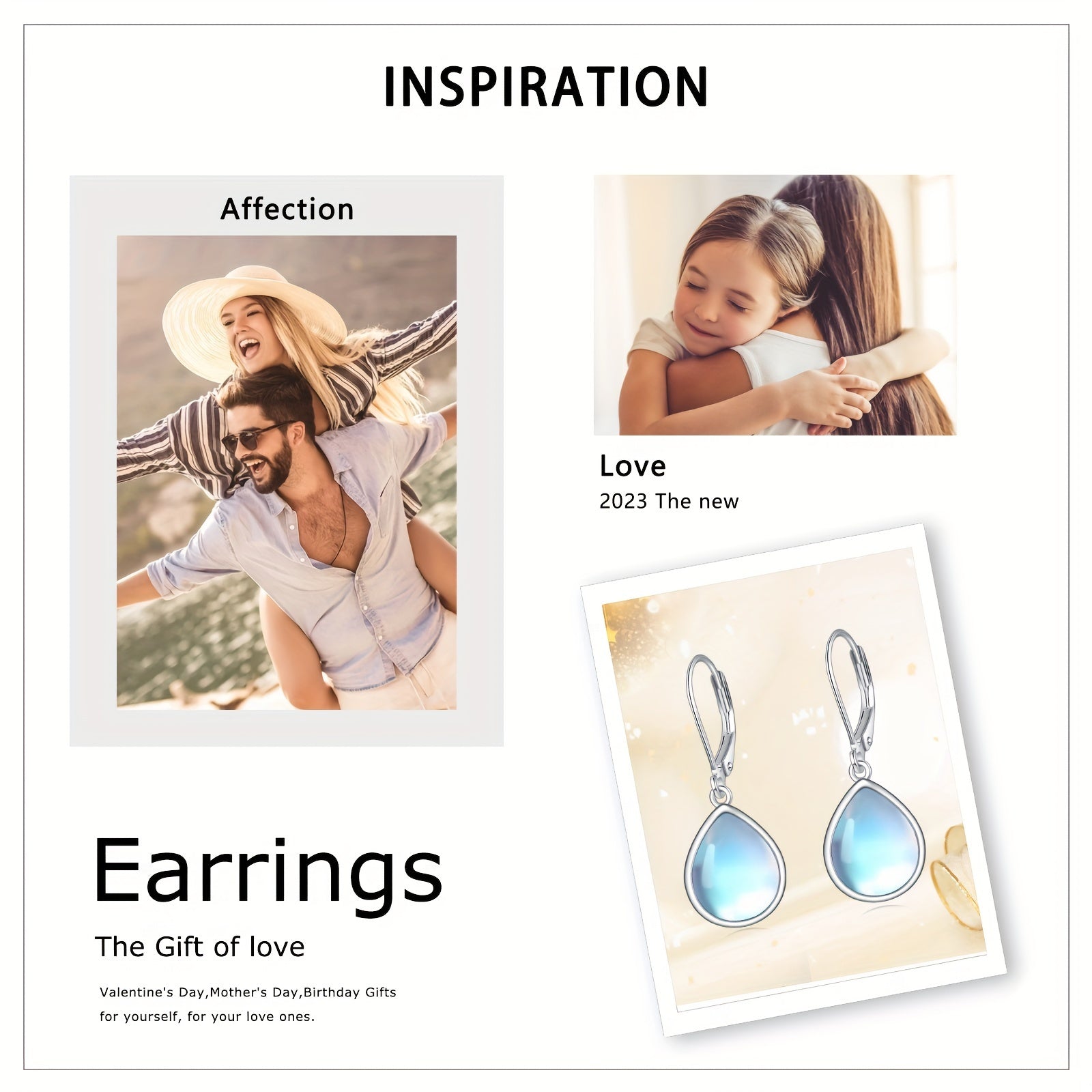 Moonstone Earrings For Women Sterling Silver Moonstone Leverback Earrings Moonstone Jewelry